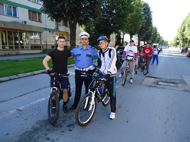 Соколови на старту Бициклијаде 2013