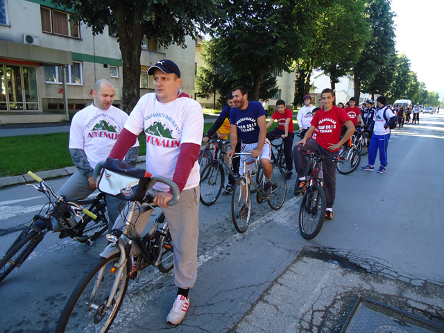 Соколови на старту Бициклијаде 2013