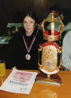 Дејана Шкребић - српски соко Теслић, бронзана медаља - стрељаштво