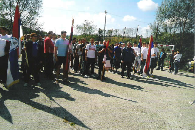 Соколски вишебој у Осјечанским Чивчијама, септембар 2012. године